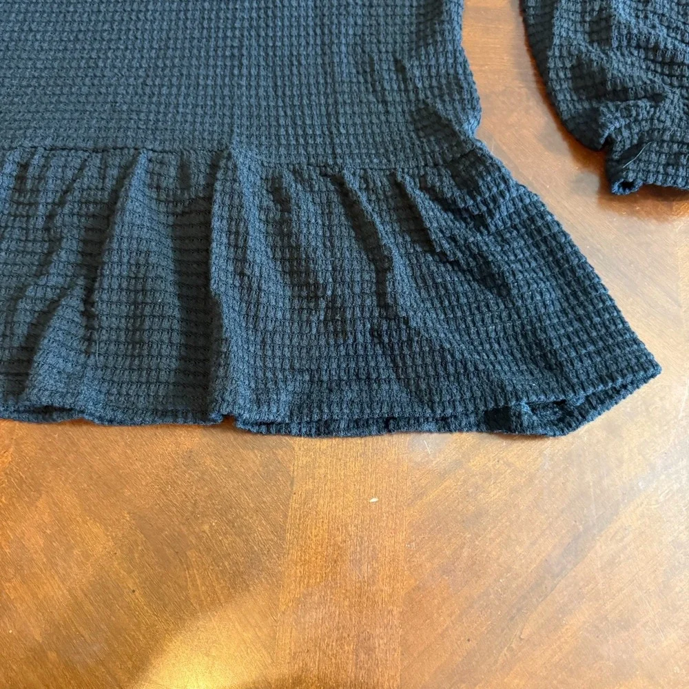 Women's Tunic Pullover Black‎ Cowl Neck small